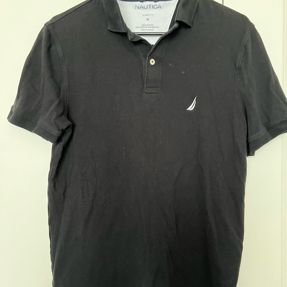 Nautica Men's Charcoal Polo Shirt